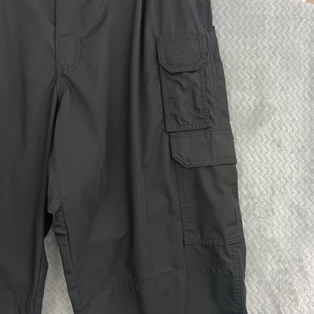 5.11 TACTICAL Pro Pants Men Lightweight Ripstop Cargo Work Pants Sz. 38x36 Black